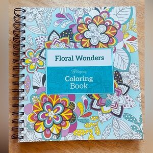 Floral Wonders Coloring Book & Markers